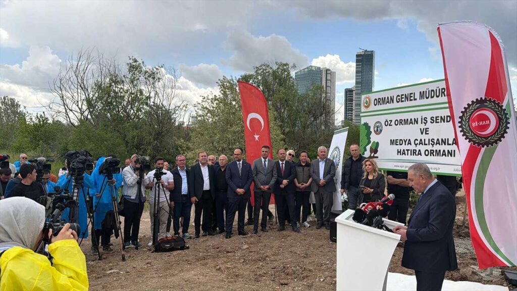 Medya Çalışanları Hatıra Ormanı’nda İlk Fidanlar Dikildi